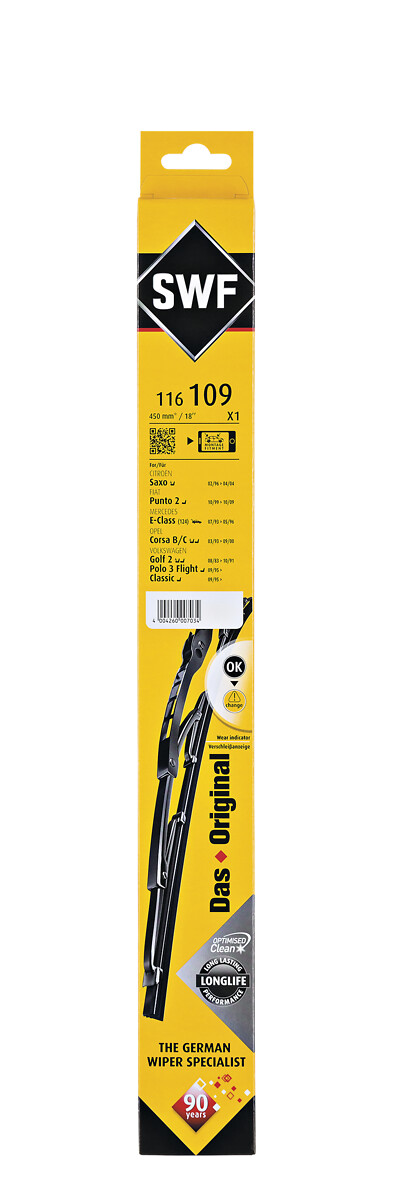 SWF Ruitenwisserblad 116109