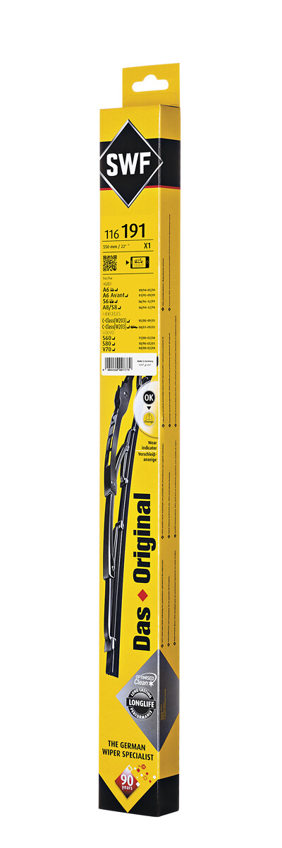 SWF Ruitenwisserblad 116191