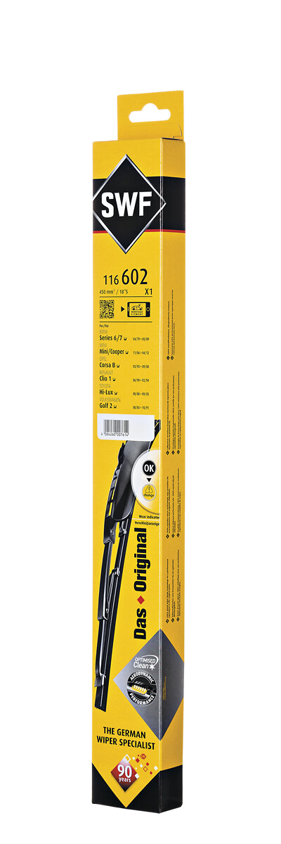 SWF Ruitenwisserblad 116602