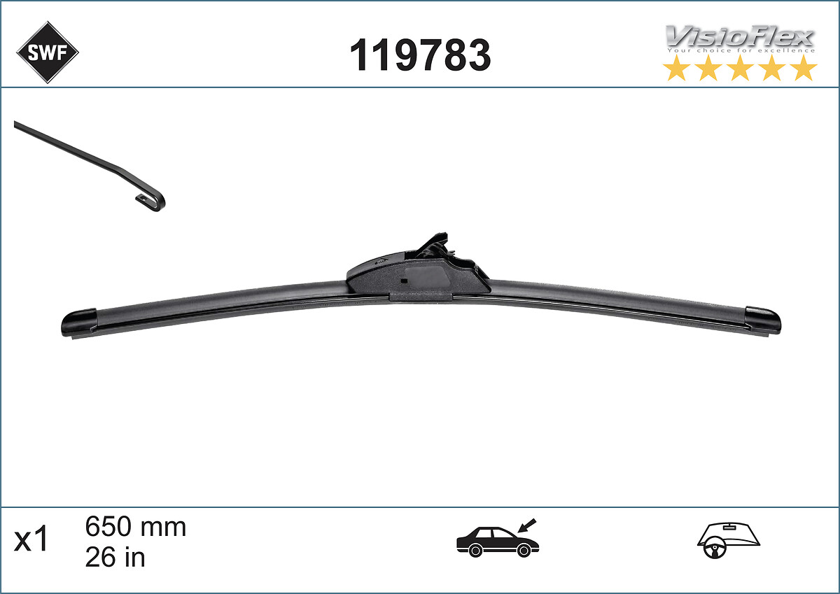 SWF Ruitenwisserblad 119783