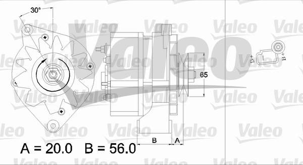 Valeo Alternator/Dynamo 436159