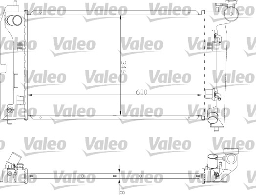 Radiateur Valeo 734851