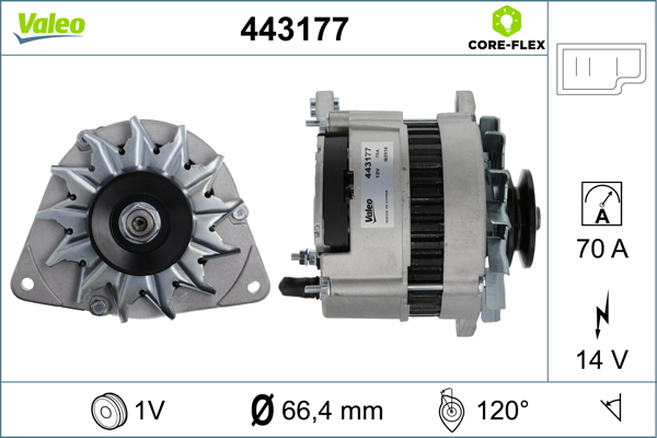 Valeo Alternator/Dynamo 443177