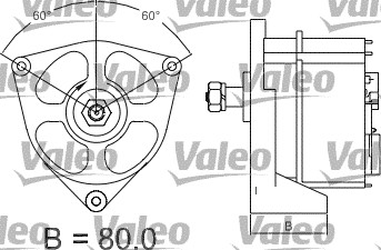 Valeo Alternator/Dynamo 436578