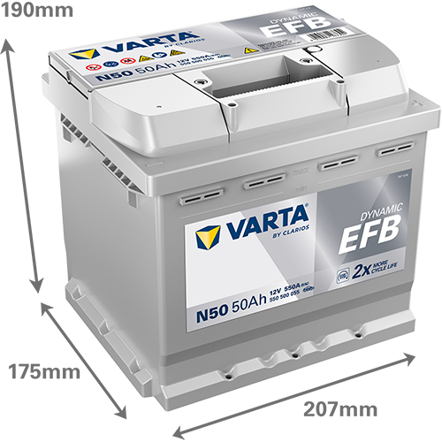Varta Accu 550500055K262
