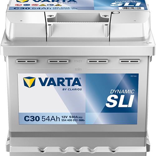 Varta DYNAMIC SLI C30 - 554400053K262 - 4016987119730 - 4016987167380 - 012 - 12V 530A 54Ah - 554400053 - 709189  - Silver Dynamic - 5544000533162 - 533074