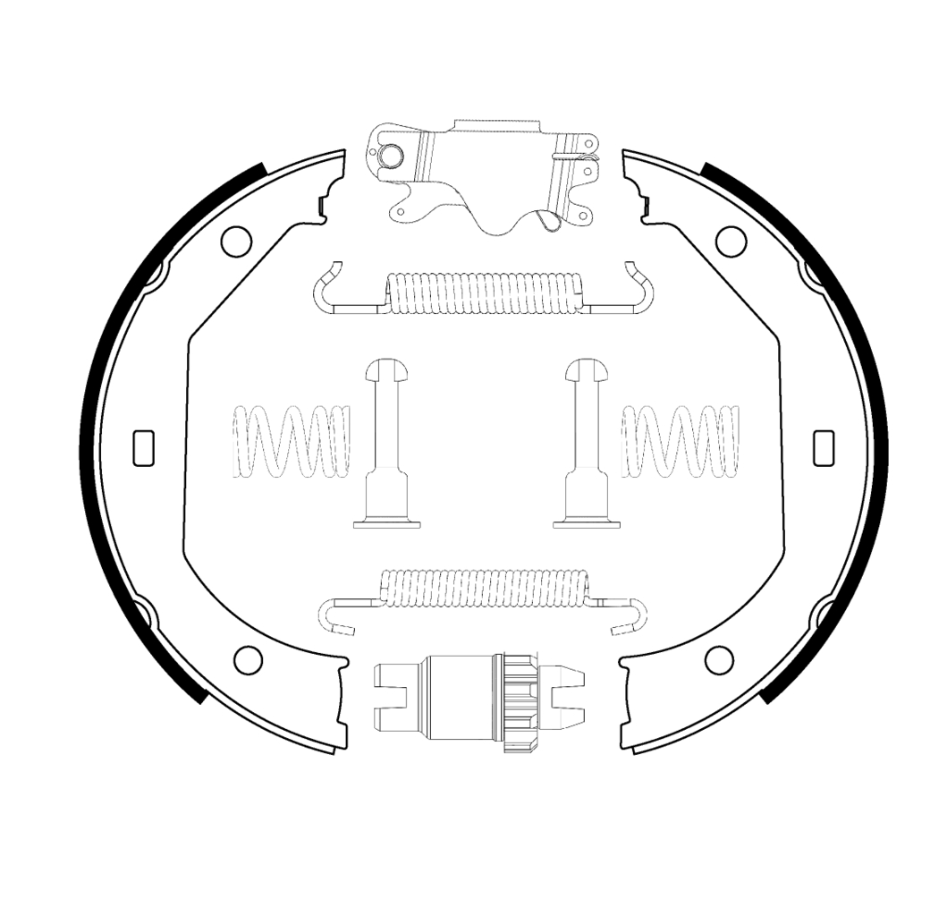Bosch Remschoen set 0 204 113 806