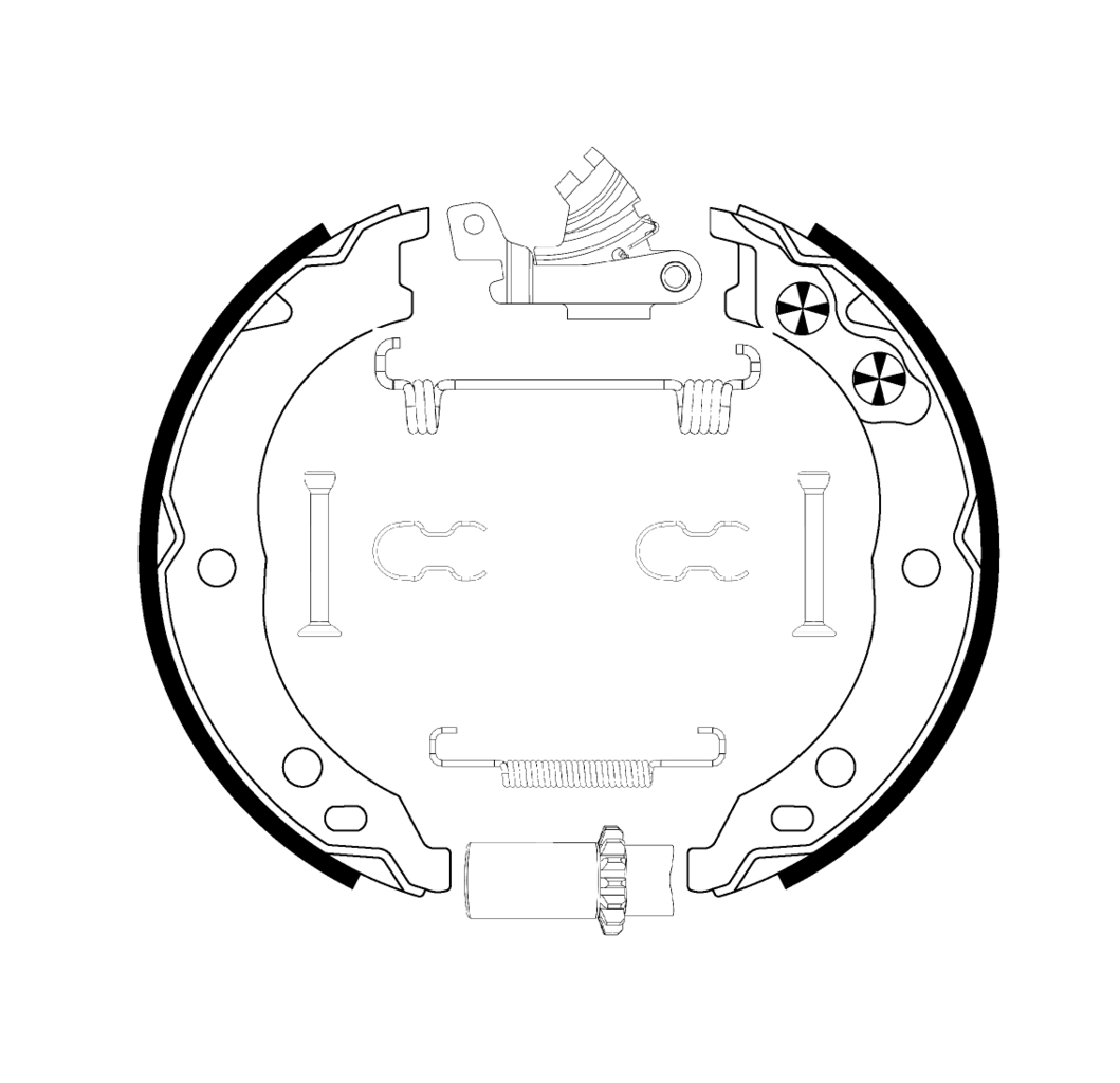 Bosch Remschoen set 0 204 113 821