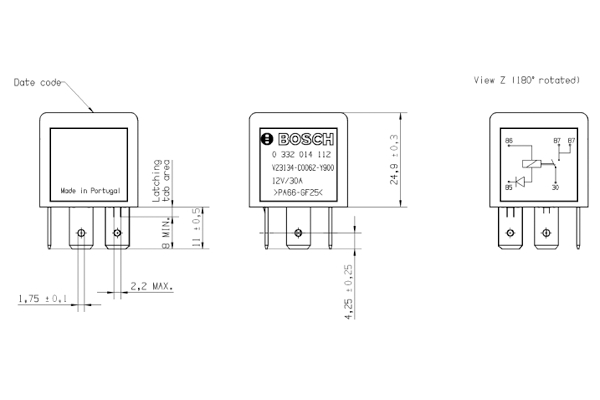 Bosch Relais 0 332 014 112