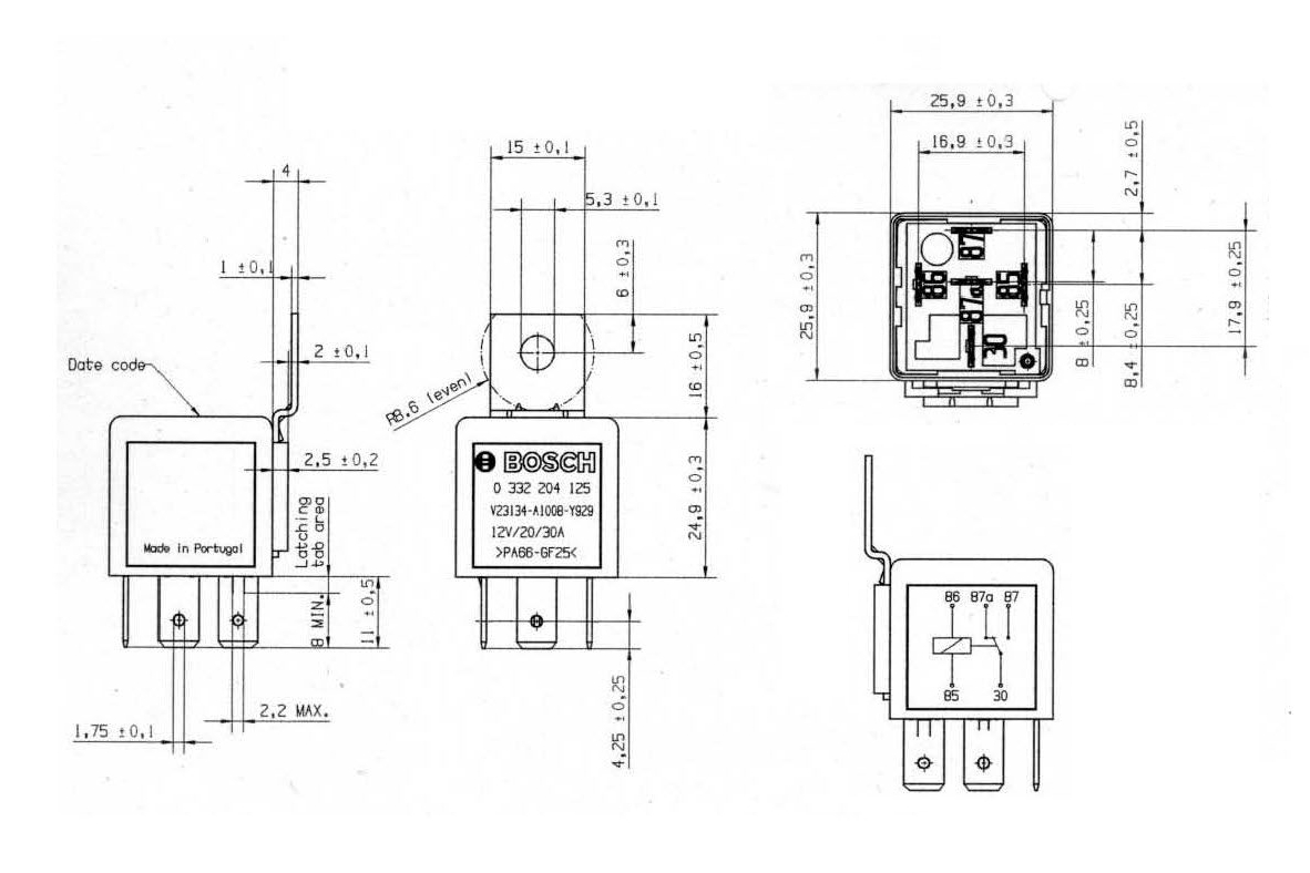 Bosch Relais 0 332 204 125