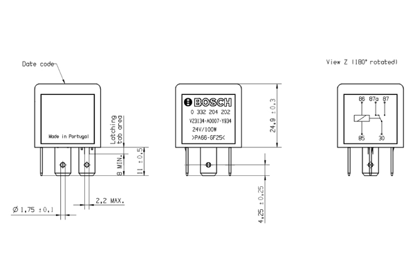 Bosch Relais 0 332 204 202
