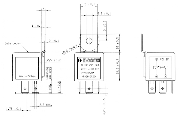Bosch Relais 0 332 204 203