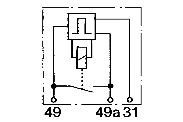 Bosch Knipperlichtautomaat, pinkdoos 0 335 323 001