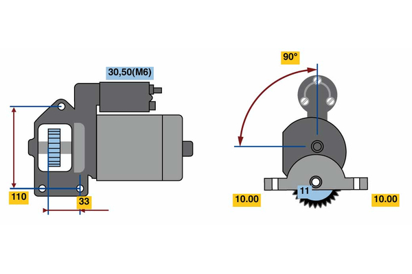 Bosch Starter 0 986 022 850