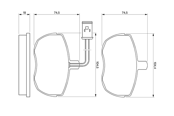 Bosch Remblokset 0 986 424 172