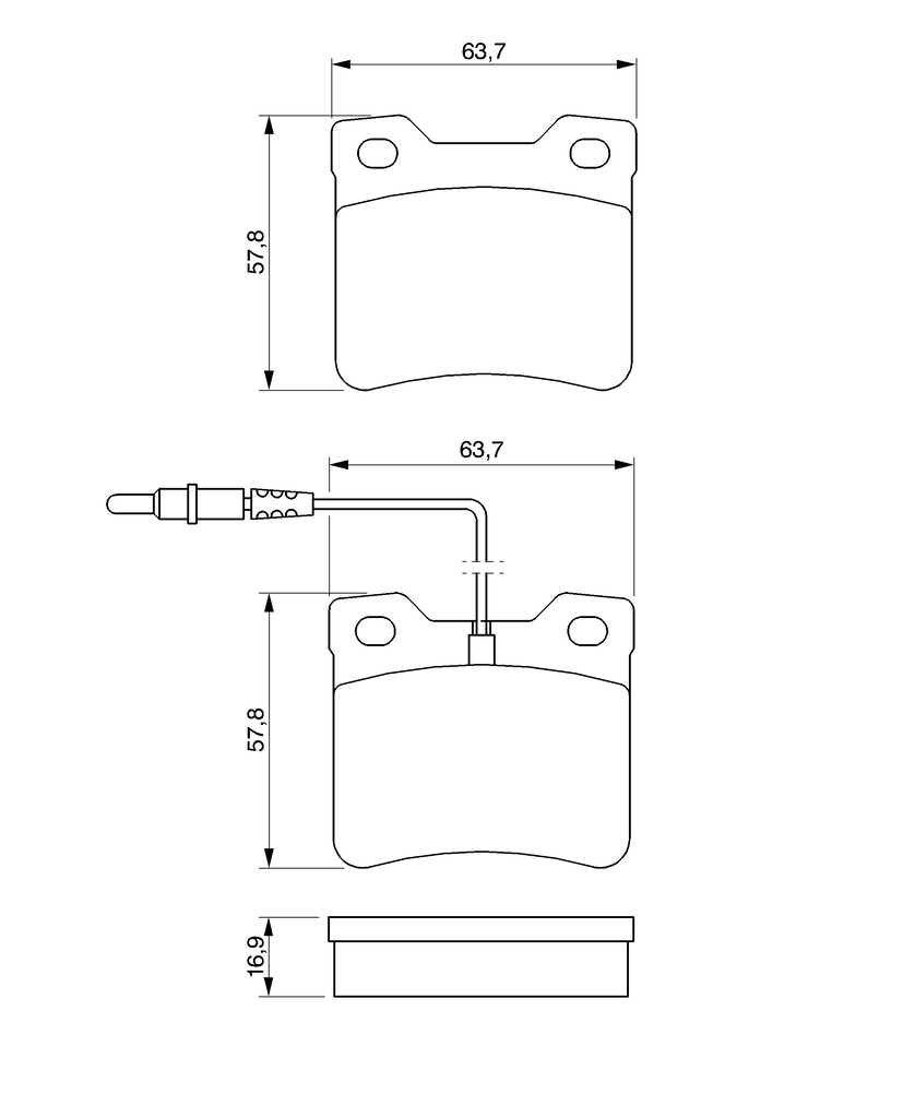 Bosch Remblokset 0 986 494 000