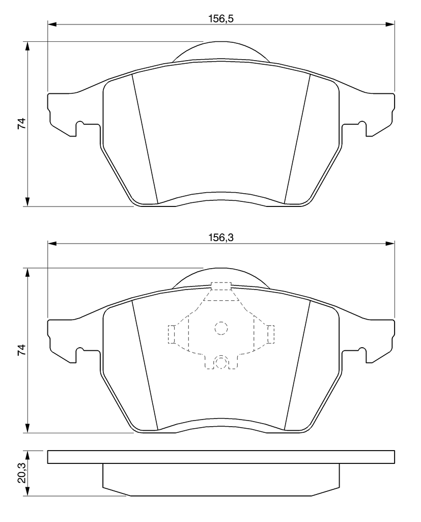 Bosch Remblokset 0 986 494 003