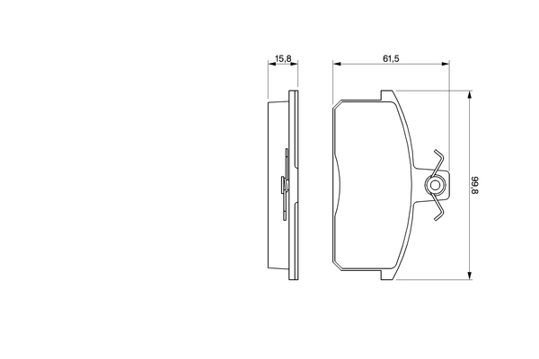 Bosch Remblokset 0 986 424 274
