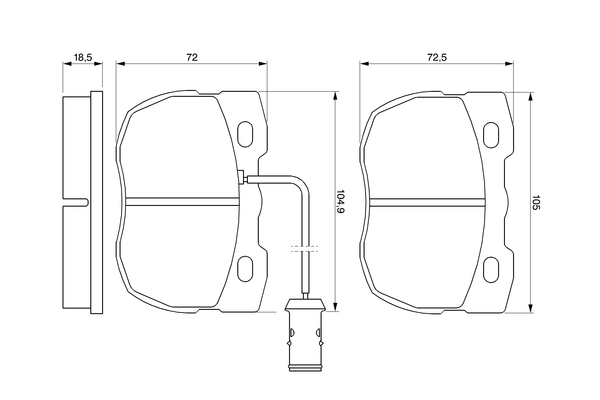 Bosch Remblokset 0 986 424 287