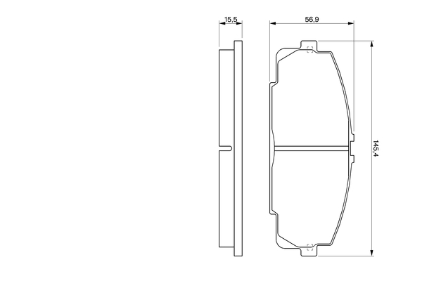 Bosch Remblokset 0 986 424 319