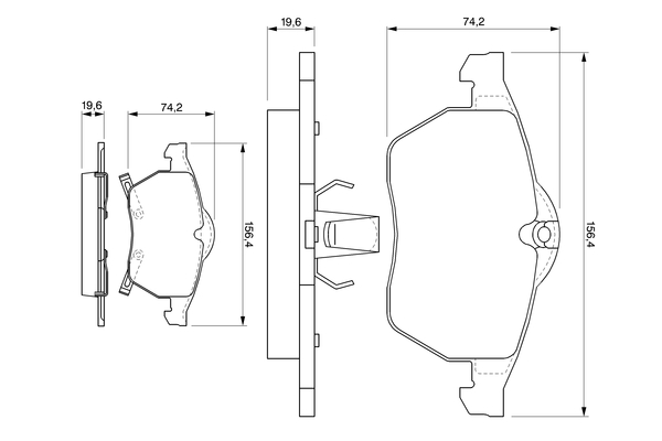 Bosch Remblokset 0 986 424 488