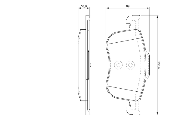 Bosch Remblokset 0 986 424 540