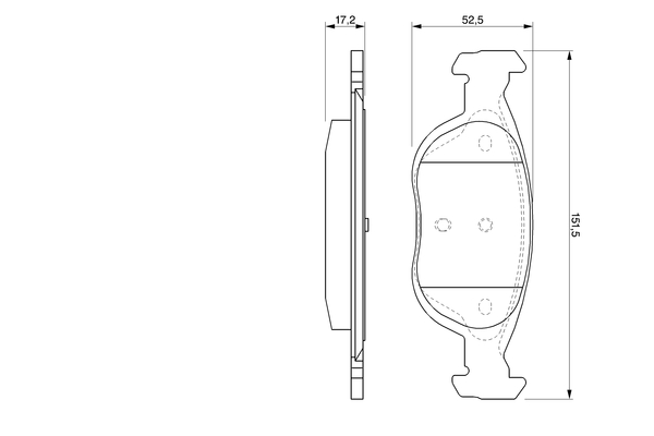 Bosch Remblokset 0 986 424 544