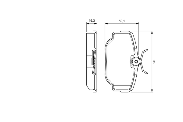 Bosch Remblokset 0 986 424 564