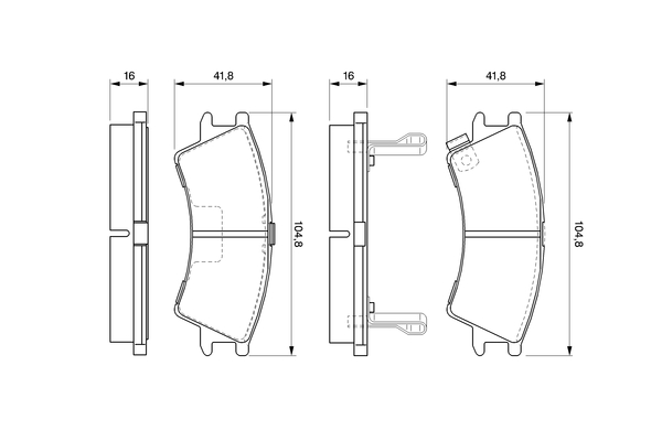 Bosch Remblokset 0 986 424 575