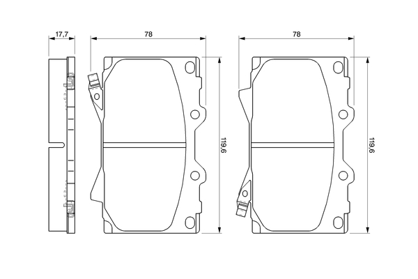 Bosch Remblokset 0 986 424 640