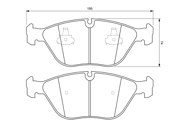 Bosch Remblokset 0 986 424 649