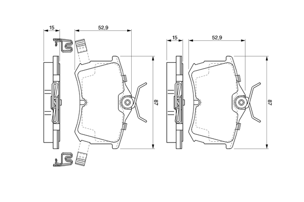 Bosch Remblokset 0 986 424 661