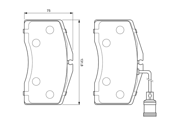 Bosch Remblokset 0 986 424 664