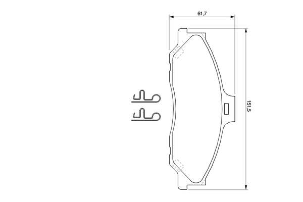 Bosch Remblokset 0 986 424 720