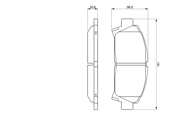 Bosch Remblokset 0 986 424 799
