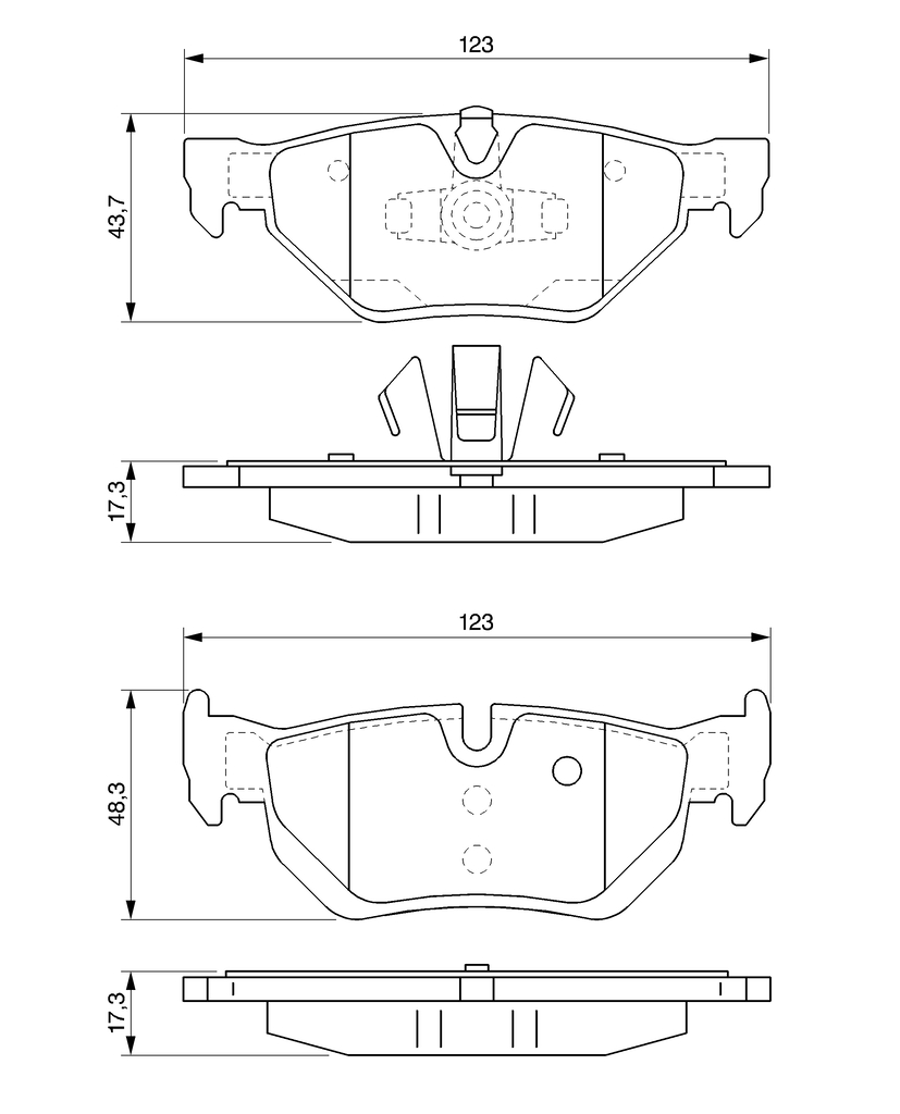 Bosch Remblokset 0 986 494 061