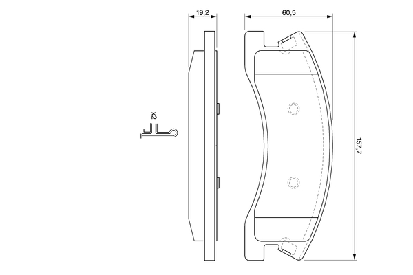 Bosch Remblokset 0 986 424 823