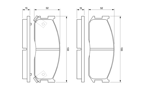 Bosch Remblokset 0 986 460 020