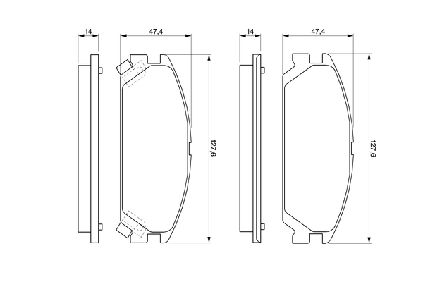 Remblokset Bosch 0 986 460 936