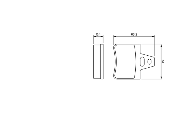 Bosch Remblokset 0 986 460 958