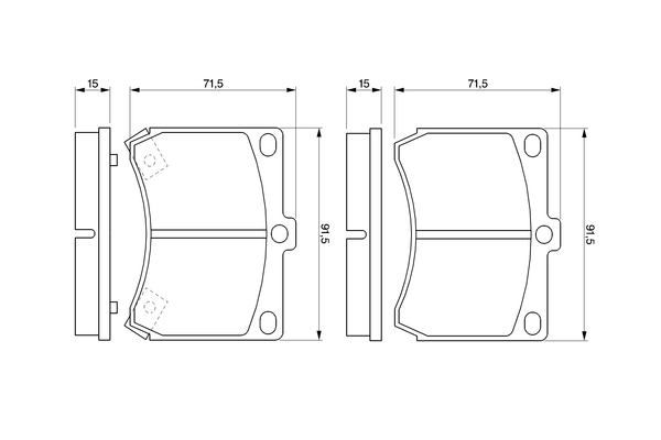 Bosch Remblokset 0 986 460 974
