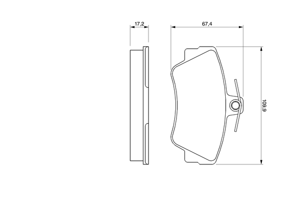 Bosch Remblokset 0 986 460 989