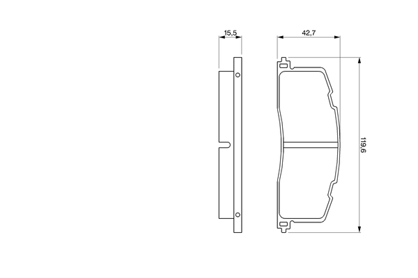 Bosch Remblokset 0 986 461 140