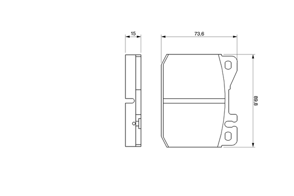 Bosch Remblokset 0 986 463 921