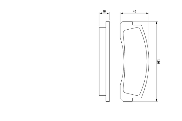 Bosch Remblokset 0 986 466 601