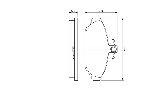 Bosch Remblokset 0 986 467 400