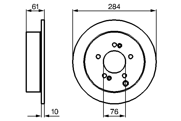 Bosch Remschijven 0 986 479 126