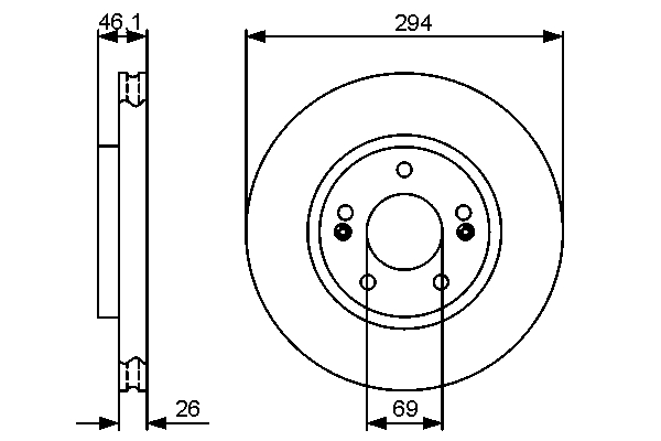 Bosch Remschijven 0 986 479 434