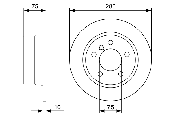 Bosch Remschijven 0 986 479 494