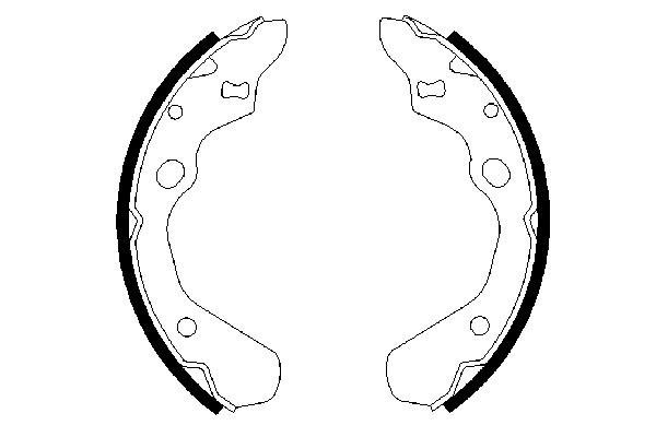 Remschoen set Bosch 0 986 487 257